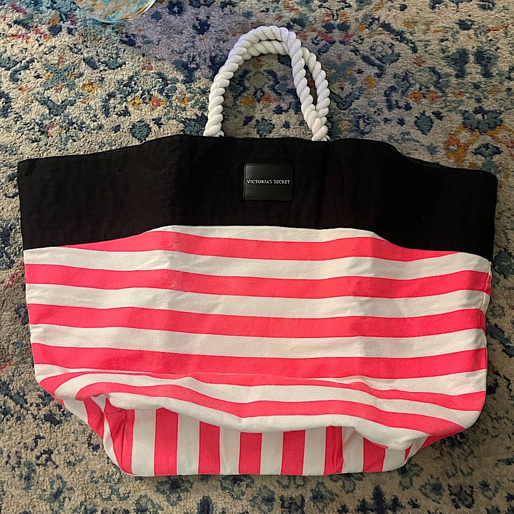 🎁Victoria’s Secret Large Beach Bag Rope Handles